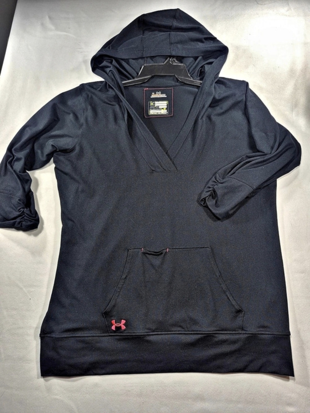 Under Armour Black Hooded Athletic Top